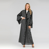New Foreign Trade Spot Muslim Fashion Polka Dot Pattern Cardigan Robe