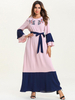 Turkish Kaftan Muslim Dresses Women Hijabi Islamic Clothing Fashion Burqa Burka Fabric Turkish Musulmane Cotton Vetements Femme Borka Modest Dubai Maxi Dress Abaya