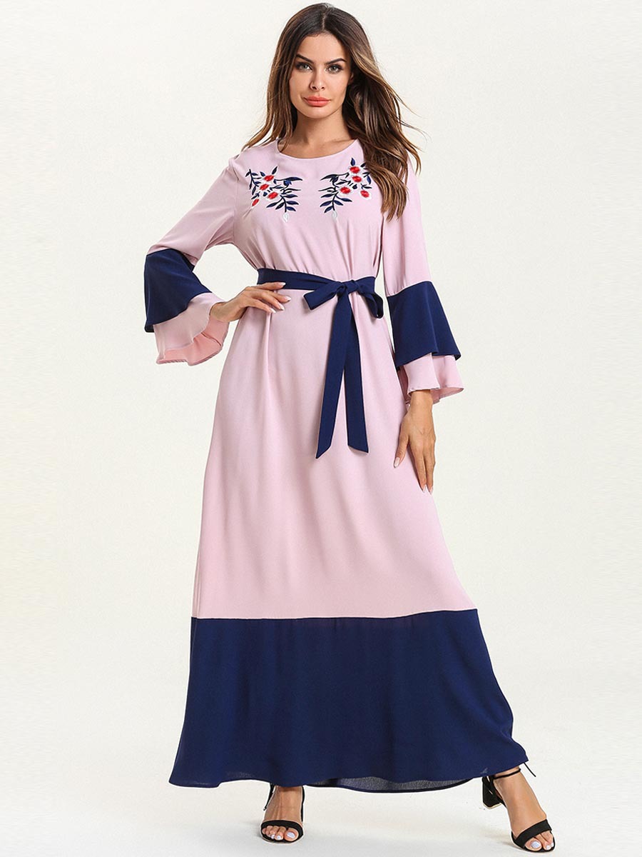 Turkish Kaftan Muslim Dresses Women Hijabi Islamic Clothing Fashion Burqa Burka Fabric Turkish Musulmane Cotton Vetements Femme Borka Modest Dubai Maxi Dress Abaya