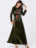  Femme Dubai Modest Musulmane Islamic Clothing Women Kaftan Hijabi Vetements Turkish Fashion Borka Muslim Dresses Burka Cotton Burqa Fabric Turkish Maxi Dress Abaya