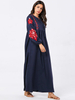  Dubai Femme Turkish Borka Burqa Hijabi Muslim Dresses Cotton Kaftan Islamic Clothing Musulmane Turkish Fashion Modest Fabric Vetements Burka Women Maxi Dress Abaya
