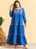  Burka Fashion Femme Cotton Turkish Musulmane Women Burqa Kaftan Muslim Dresses Modest Borka Fabric Vetements Islamic Clothing Hijabi Dubai Turkish Maxi Dress Abaya