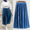  Fashion Lady Women Pleated 2022 Top Burka Prayer Printing Internet Celebrities Kurti Islamic Clothing Maxi Dress Modern Dubai Modest Muslim Skirt