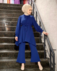  Prayer Modest Top Printing Dubai Thobe Islamic Clothing 2pieces Women Two Piece Pants Maxi Suit 2022 Kurti Burka Muslim Blouse Set