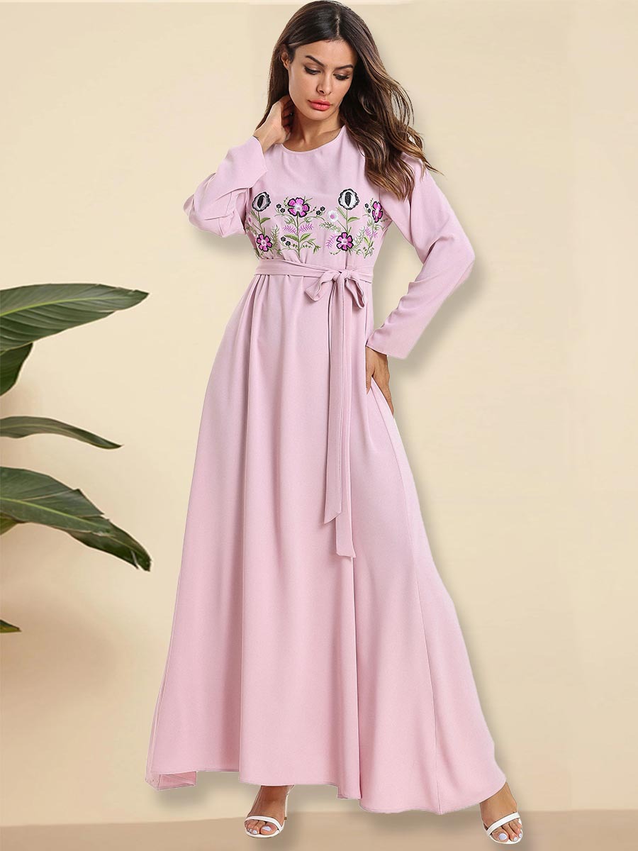  Arabic Islamic Clothing Dubai Thobe Prayer Modest Kaftan Burka Muslim Jalabiya 2022 Modern Jilbab Plus Size Burqa Women Maxi Dress Abaya