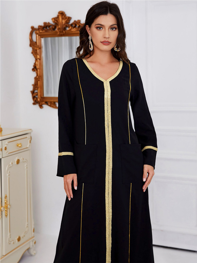  Modern Kaftan Jalabiya Arabic Women Muslim 2022 Burqa Islamic Clothing Plus Size Modest Thobe Jilbab Prayer Dubai Burka Maxi Dress Abaya