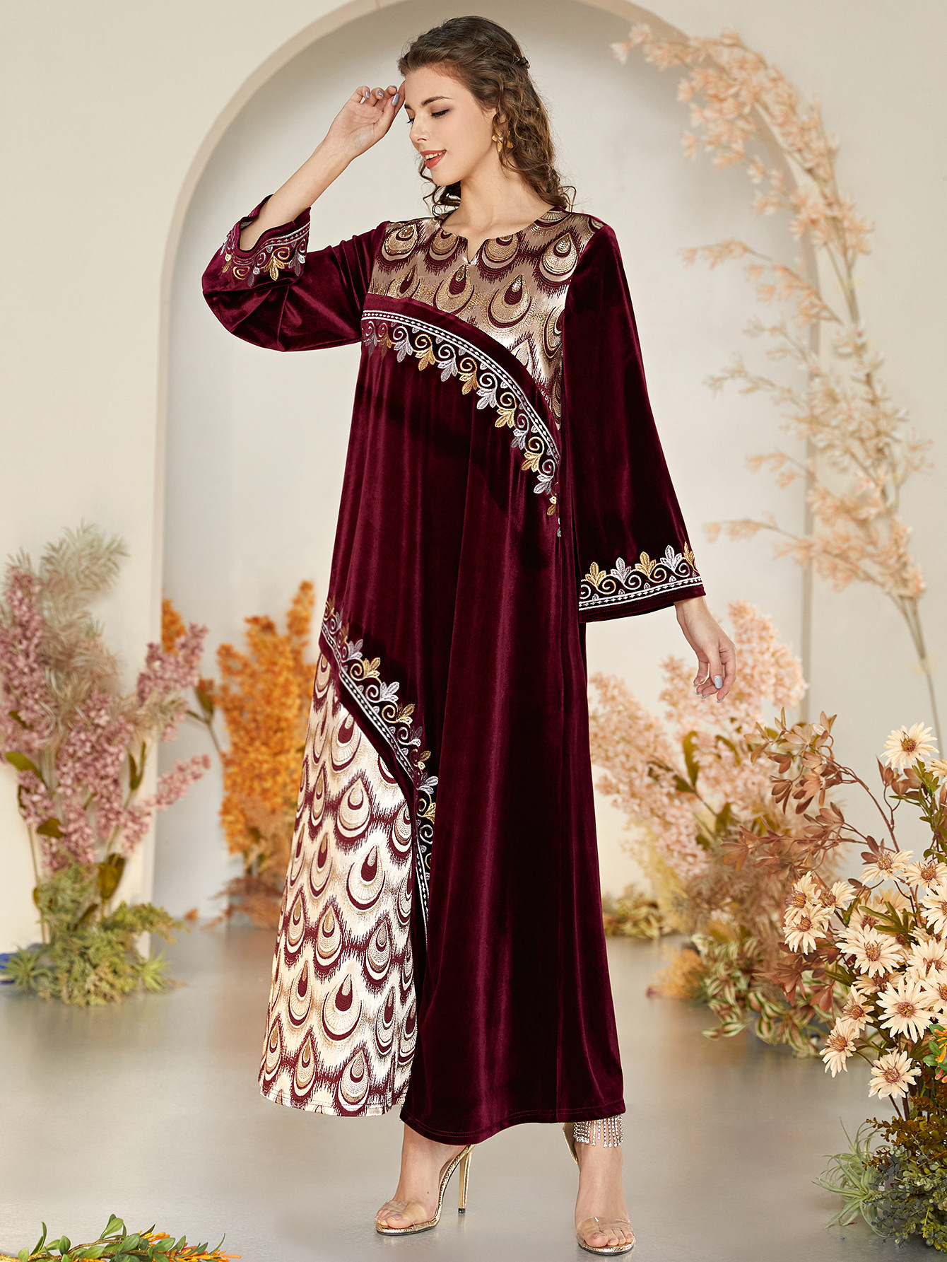  Kaftan Dubai Modest Arabic Lady Thobe Plus Size 2022 Burqa Muslim Women Islamic Clothing Fashion Modern Burka Jalabiya Jilbab Maxi Dress Abaya