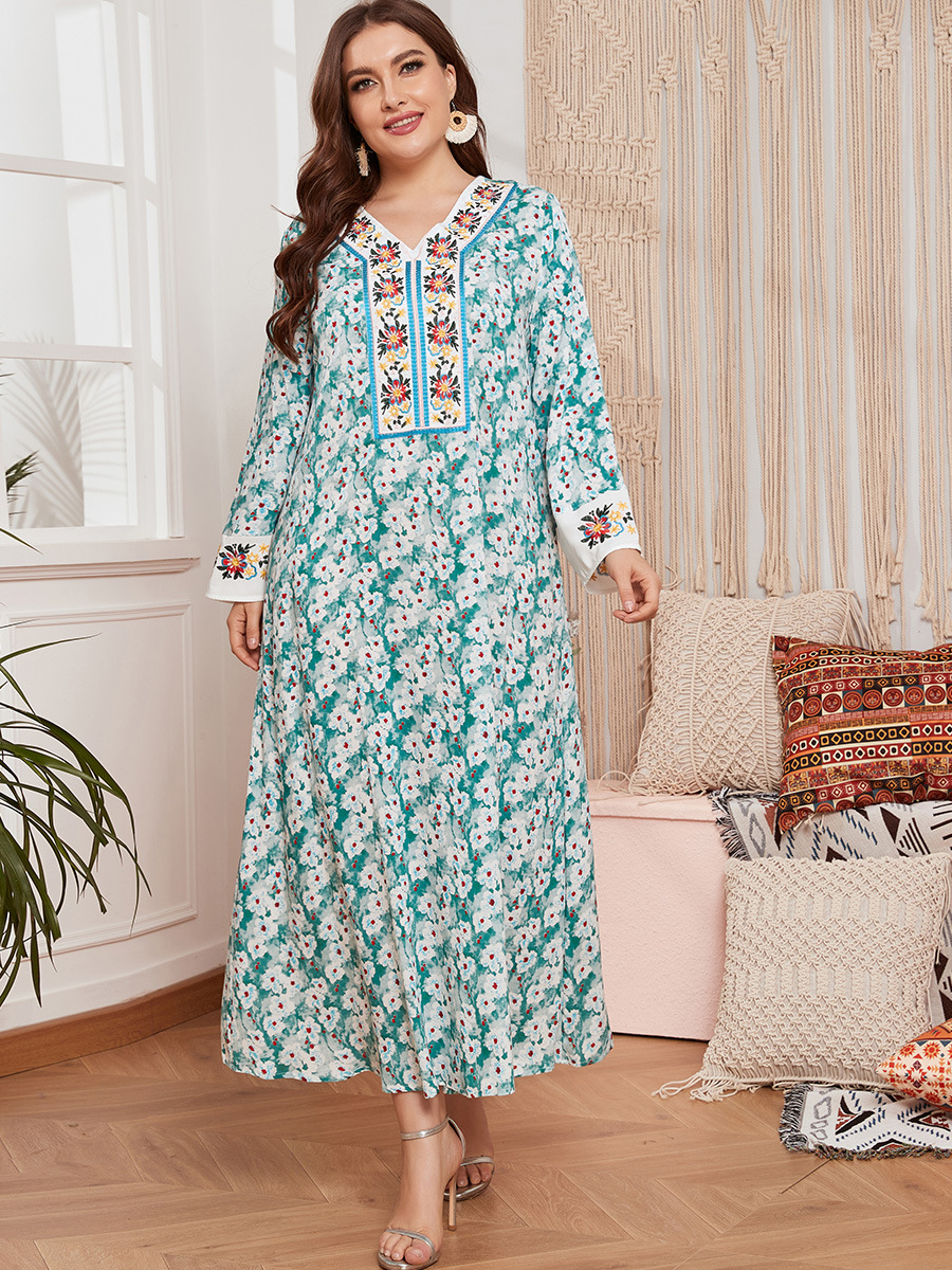  Modest Kaftan Fashion Islamic Clothing Burka Arabic Women Thobe Jilbab Plus Size 2022 Dubai Muslim Jalabiya Lady Burqa Modern Maxi Dress Abaya