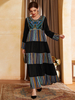  Jalabiya Kaftan Arabic Burka Prayer Dubai Modern Burqa Thobe Plus Size 2022 Jilbab Islamic Clothing Modest Muslim Women Maxi Dress Abaya