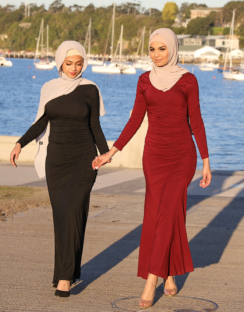 Women New Muslim Wholesale Islamic Design Casual Middle East Dubai Robe Abaya