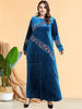  Dubai Plus Size Lady 2022 Jilbab Women Burqa Fashion Arabic Modest Modern Thobe Kaftan Jalabiya Islamic Clothing Burka Muslim Maxi Dress Abaya