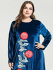  Burqa Kaftan Arabic Jilbab Dubai Modern Plus Size Islamic Clothing Jalabiya Thobe Cotton Burka 2022 Fashion Women Printing Modest Muslim Maxi Dress Abaya