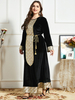  Arabic Modest Burka Cotton Fashion Jalabiya Printing 2022 Jilbab Modern Dubai Burqa Kaftan Islamic Clothing Thobe Plus Size Muslim Women Maxi Dress Abaya