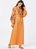  Embroidery Kebaya Maleisie Robe Femme Musulman Islamic Clothing Modest Prayer Clothes Turkish Vetement Femme Women Vêtements Borka Dubai Maxi Dress Abaya