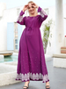  Prayer Clothes Turkish Vetement Femme Dubai Robe Femme Musulman Embroidery Vêtements Kebaya Maleisie Islamic Clothing Women Borka Modest Maxi Dress Abaya