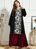  Vêtements Borka Islamic Clothing Modest Kebaya Maleisie Prayer Clothes Dubai Women Vetement Femme Turkish Embroidery Robe Femme Musulman Maxi Dress Abaya