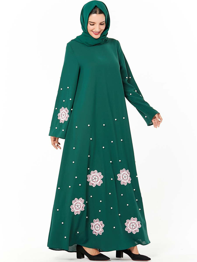  Hijabi Vetements Dubai Modern Musulmane Plus Size Femme Fashion Muslim Burka Turkish Kaftan Modest Islamic Clothing Women Arabic 2022 Burqa Maxi Dress Abaya
