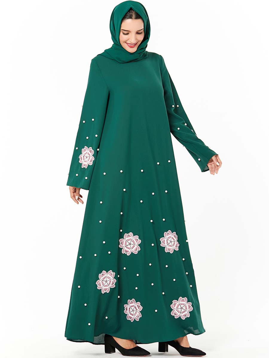  Hijabi Vetements Dubai Modern Musulmane Plus Size Femme Fashion Muslim Burka Turkish Kaftan Modest Islamic Clothing Women Arabic 2022 Burqa Maxi Dress Abaya