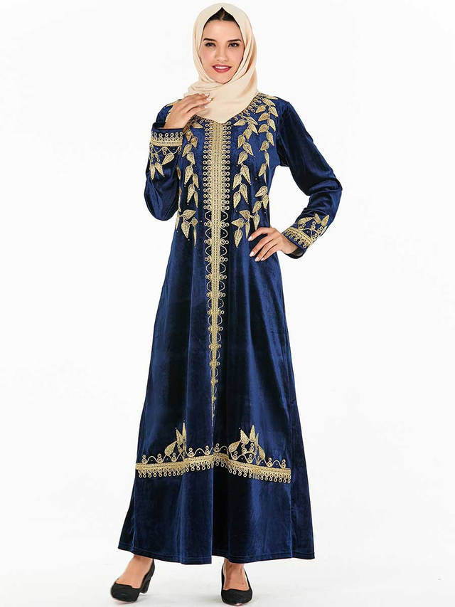  Islamic Clothing 2022 Women Burqa Dubai Fashion Muslim Jilbab Kaftan Jalabiya Arabic Modern Plus Size Modest Burka Thobe Maxi Dress Abaya
