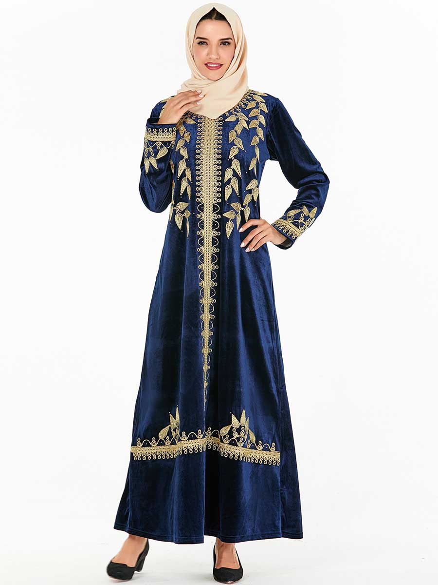  Islamic Clothing 2022 Women Burqa Dubai Fashion Muslim Jilbab Kaftan Jalabiya Arabic Modern Plus Size Modest Burka Thobe Maxi Dress Abaya