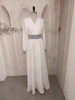 2022 New Middle Eastern Simple V-neck High Waist Shows Thin And Elegant Temperament Muslim Long Dress Abaya