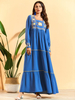  Turkish Women Embroidery Vetement Femme Robe Femme Musulman Islamic Clothing Prayer Clothes Modest Vêtements Borka Dubai Kebaya Maleisie Maxi Dress Abaya