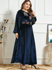  2022 Dubai Modest Arabic Turkish Kaftan Vetements Modern Femme Muslim Musulmane Women Burka Burqa Fashion Hijabi Islamic Clothing Maxi Dress Abaya