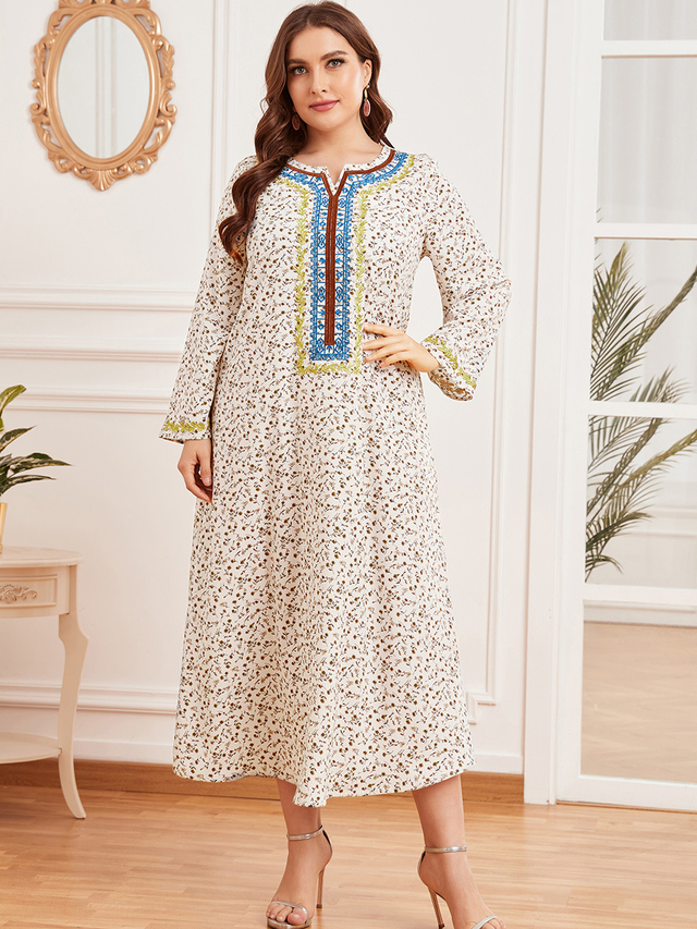  Kaftan Fashion Women Dubai Burka Femme Vetements Cotton Muslim Dresses Musulmane Turkish Fabric Hijabi Borka Burqa Modest Turkish Islamic Clothing Maxi Dress Abaya