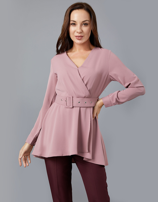 Arabic 2022 Malaysia New Dubai Modest Islamic Design Modern Women Casual Shirt