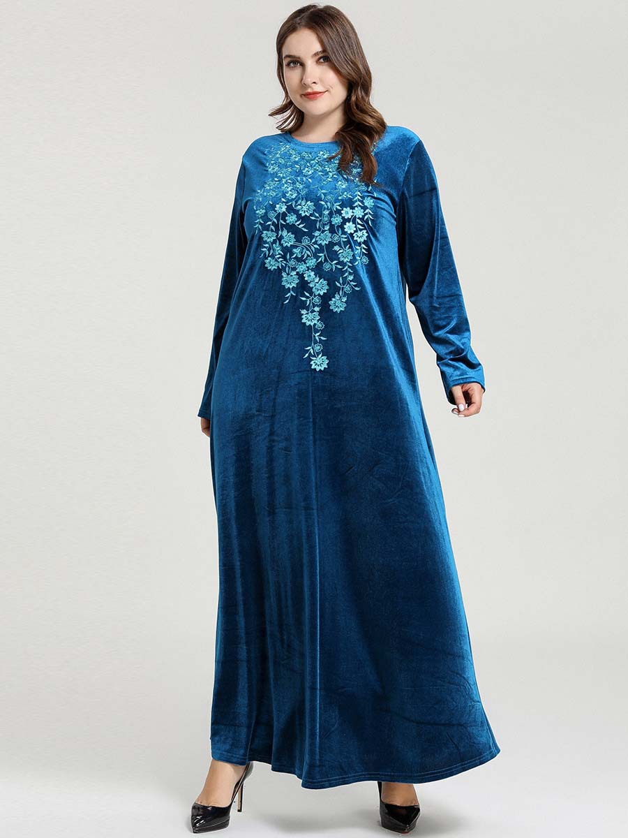  Prayer Clothes Kebaya Maleisie Vêtements Embroidery Vetement Femme Borka Turkish Women Robe Femme Musulman Islamic Clothing Modest Dubai Maxi Dress Abaya