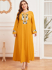  Modest Islamic Clothing Vetement Femme Borka Robe Femme Musulman Vêtements Dubai Turkish Women Embroidery Kebaya Maleisie Prayer Clothes Maxi Dress Abaya