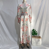 Kaftan Bat Sleeve Muslim Islamic Clothing Jalabiya Arab Burka Dubai Robe Modest Caftan Morocco Kimono Turkish 2022 Prayer Women Maxi Dress Abaya