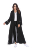  Open Abaya Kaftan Turkish Dubai Fashion Burka Muslim 2022 Arab Morocco Jalabiya Robe Kimono Islamic Clothing Modest Women Maxi Dress Open Abaya