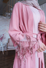  Dubai Modest Arab Kimono Robe Fashion 2022 Jalabiya Morocco Kaftan Turkish Muslim Islamic Clothing Burka Women Maxi Dress Open Abaya