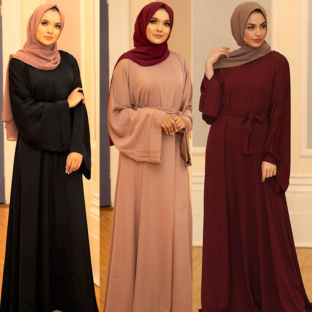  Burka Dubai Fashion Islamic Clothing 2022 Kimono Morocco Women Robe Kaftan Jalabiya Arab Modest Hijab Muslim Jilbab Maxi Dress Prayer Abaya