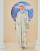 SIPO Latest Fashion Kaftan Embroidered Stain Print Ethnic Clothing Modern Islamic Clothing In Malaysia
