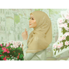 SIPO Wholesale Custom Hijab Cotton Voile Tudung Fashion Muslim Bawal Digital Printed Scarf Square Hijab 115Cm Voile Fabric Luxury-EVELYN