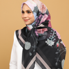 SIPO Custom Design Flowers Printed Vogue Cotton Voile Scarf Malaysia Hijab Shawl Scarves.