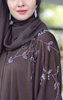 SIPO Middle East Arabic Women Abaya Dubai Robe Muslim Clothing Beading Design Open Abaya for Women