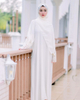 SIPO Factory Wholesale of Solid Color Middle Eastern Muslim Women's Dresses with Headscarves Abaya Women Muslim Dress