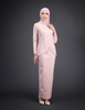 SIPO Hot Selling 2024 New Design Malaysian Baju Kurung Muslim Dress for Women Net Combined With Lining
