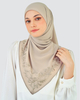 SIPO 2024 New Customize Muslim Luxury Embroidery Edge Scallop Georgette Chiffon Hijab Malaysia Shawls Scarves Tudung
