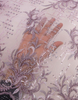 Embroidery Lace PEARL BEADED LACE IN PURPLE Fabric