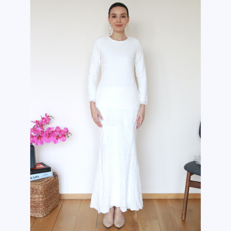 Kurung Moden Cotton Malaysia Women Dress
