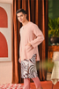 SIPO 2024 Modern Fesyen Malaysia Men's Kurta with Key-Hole Neckline and Button Loop Detail