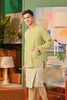 SIPO 2024 Malaysia Clothing Men Traditional Islamic Satin Kurta Suits Baju Malayu