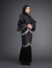 SIPO Modern Embroidered Chiffon Baju Kurung Customisable Islamic Raya Dress with Lace for Women