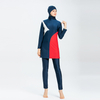 SIPO FREE SHIPPING Modest Conservative High Elasticity Women Sunscreen Swimsuit Burkini Islamic Muslim Swimwear With Chest Pad