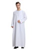 Middle East Botton Line Modest Full Length Round Collar Man Thobe
