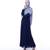 2021 Puff Sleeve Maxi Dress Long Jubah Islamic Clothing Muslim Women Dresses Abaya